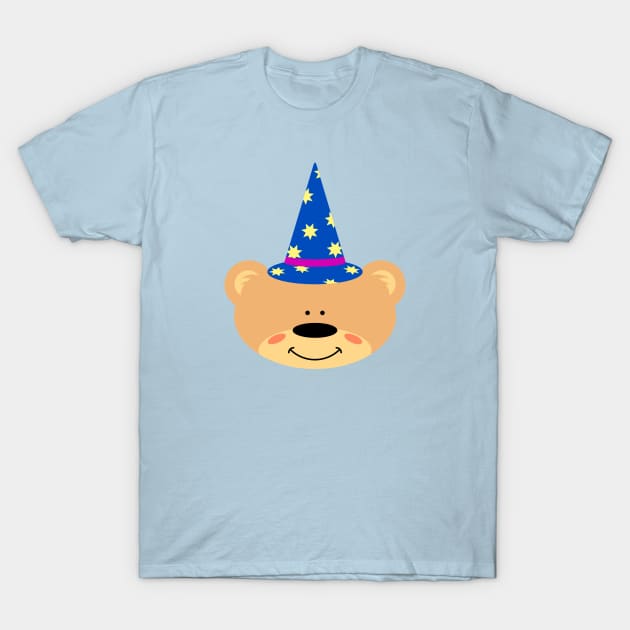 Teddy bear with Wizzard Hat T-Shirt by schlag.art